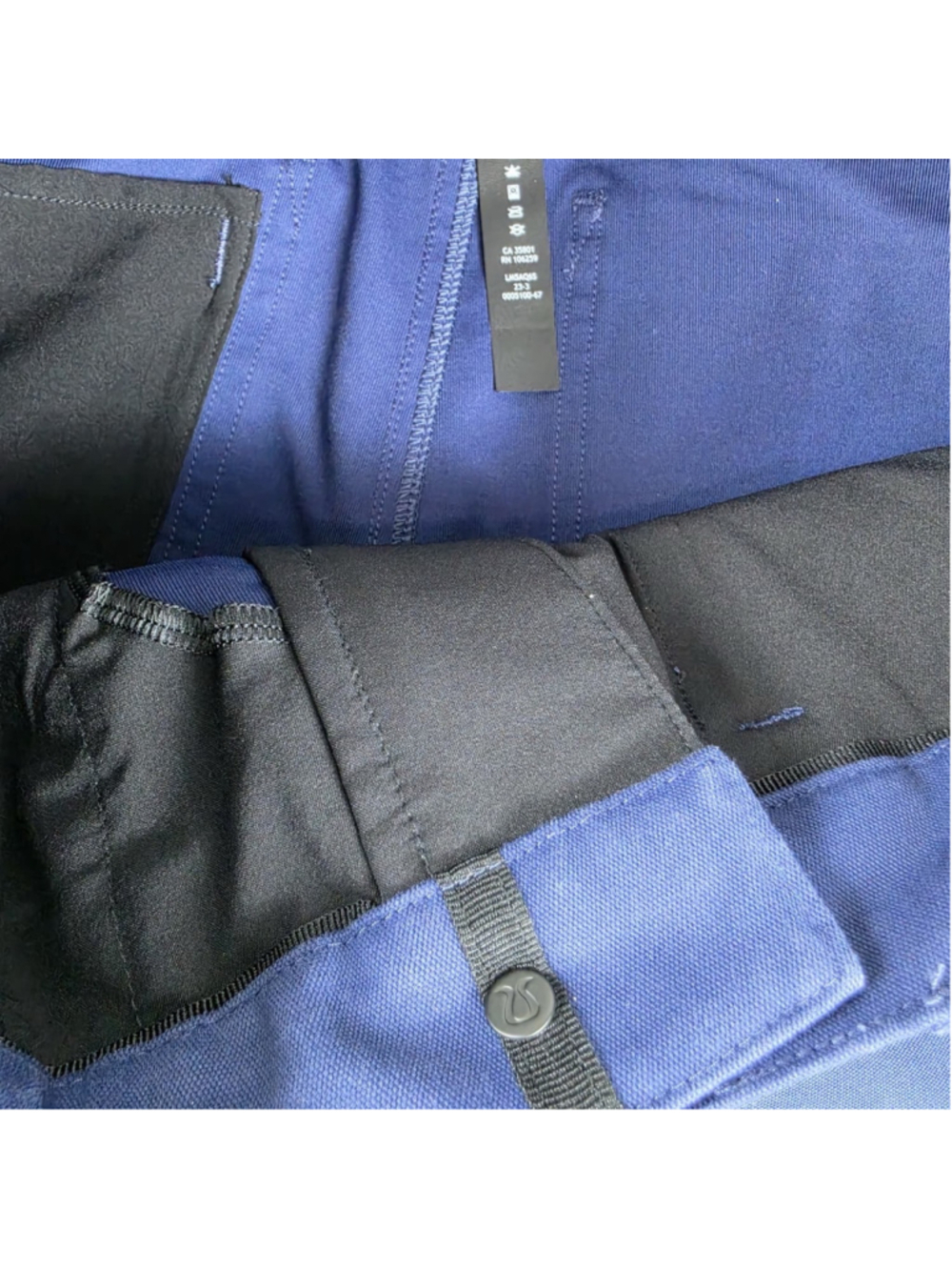 Lululemon Navy Blue Slim Straight Pants Women’s Size 28 Stretch Casual Career - Picture 5 of 10